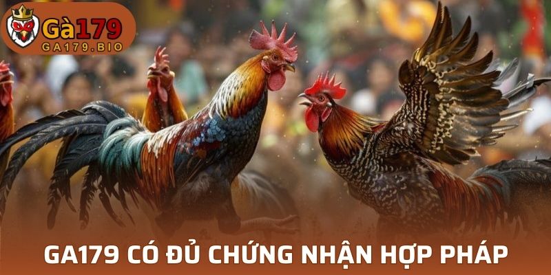 GA179 có đủ chứng nhận hoạt động hợp pháp, uy tín